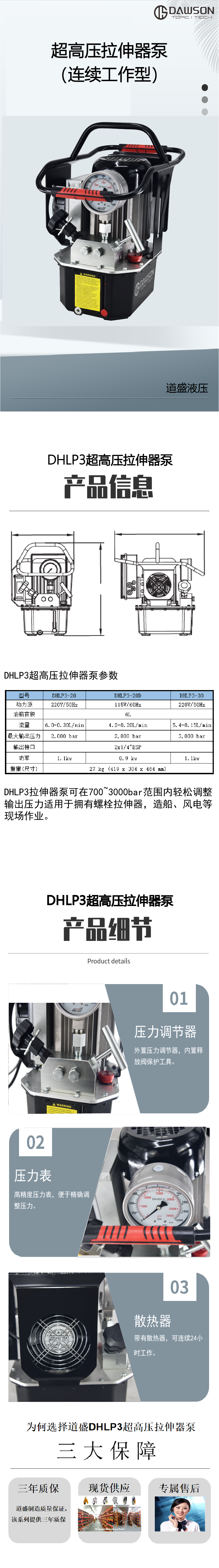 超高压拉伸器泵DHLP3-01